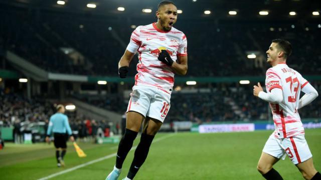 2022年欧洲第一射手双响!莱比锡3天1战双线晋级